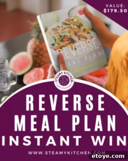 Instant Win: Steamy Kitchen Reverse Meal Plan Giveaway