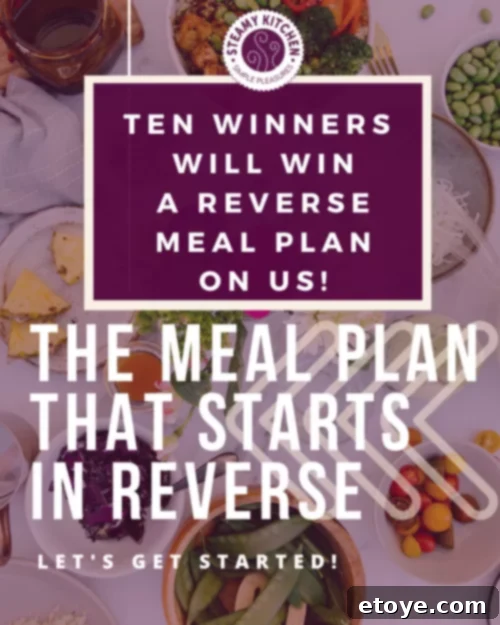 Benefits of Reverse Meal Planning