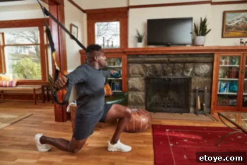 TRX GO Suspension Trainer Go Bundle Giveaway 3 TRX GO Suspension Trainer being used outdoors