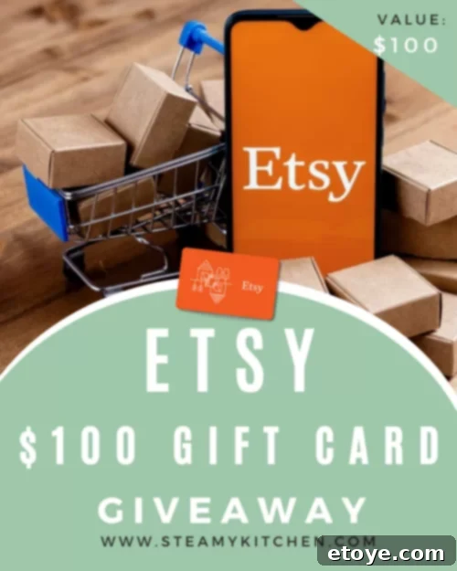 Enter to win a $100 Etsy Gift Card Giveaway