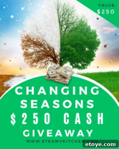 Changing Seasons 250 Dollar Cash Giveaway 2 Enter to win a $250 Changing Seasons Cash Gift Card Giveaway for seasonal activities and wellness