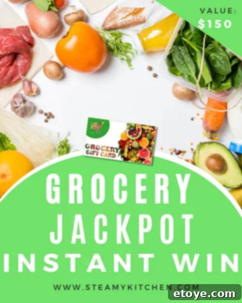 Instant Win: Win a $100 Grocery Gift Card in the Grocery Jackpot