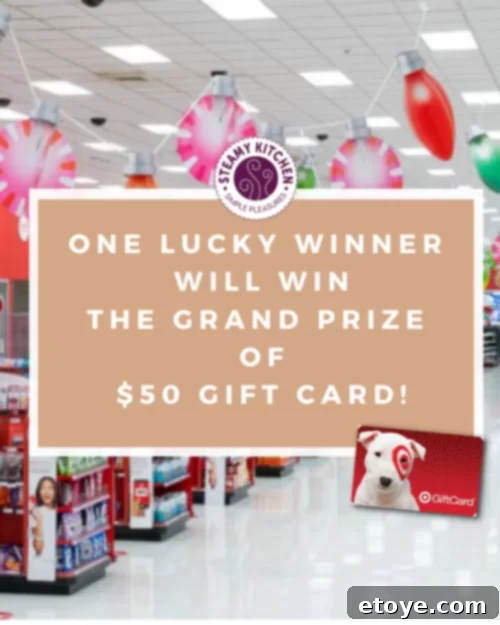 Head to Target for Instant Wins 3 Close-up of a $50 Target gift card, prominently displaying the grand prize for the instant win game.