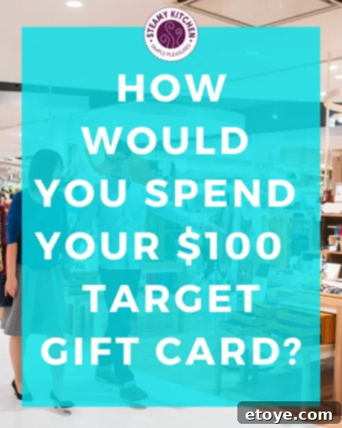 One lucky winner will receive a $100 Target Gift Card