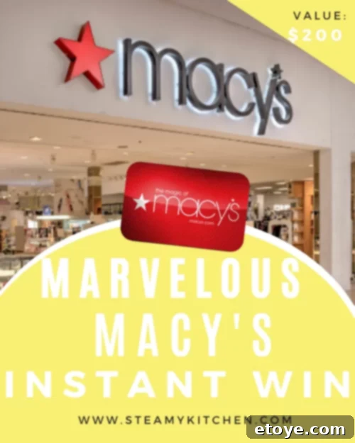 Score Instant Wins at Macy's 2 Sunday Instant Win: Marvelous Macy's Instant Win