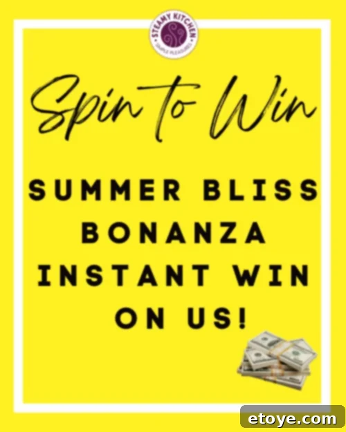 Summer Jackpot Instant Wins 5 Share your summer adventure ideas with Steamy Kitchen