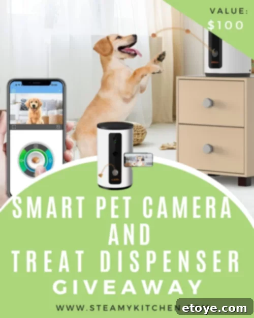 Win a WOPET Smart Pet Camera and Treat Dispenser 2 WOPET Smart Pet Camera with Treat Dispenser for Pet Monitoring