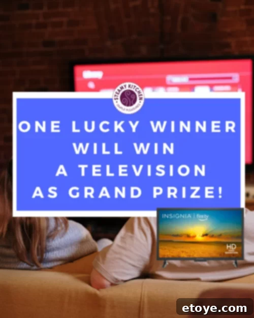 Instant TV Win 3 INSIGNIA 24-inch TV: The perfect grand prize for your home entertainment.