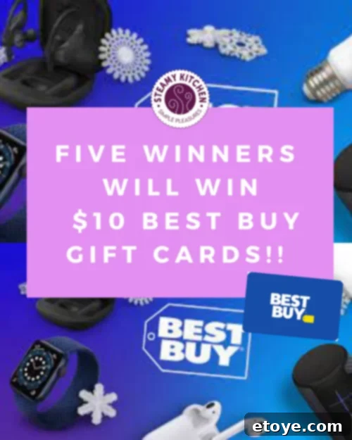Close-up of a Best Buy gift card, emphasizing the prize value