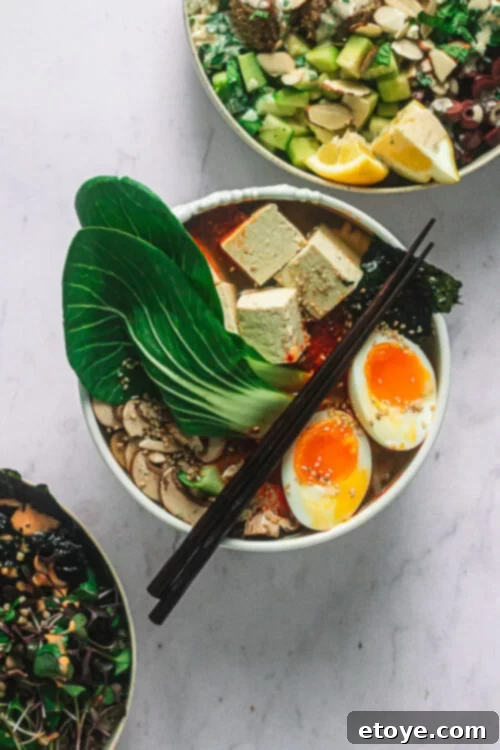 30-Minute Spicy Sesame Tofu Veggie Ramen 2 30 Minute Tofu and Veggie Ramen with Sesame Seeds and Chili oil Recipe