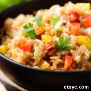 Simple, Quick 10-Minute Vegetable Fried Rice Recipe