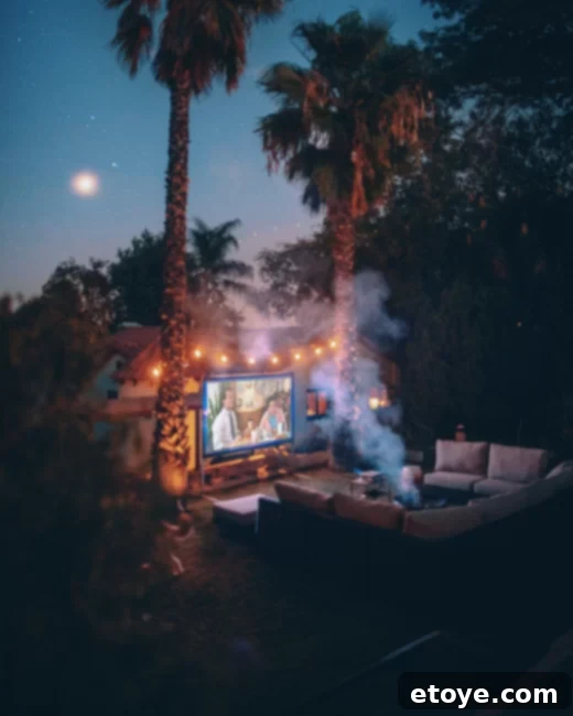 Screen Projector Movie Yard