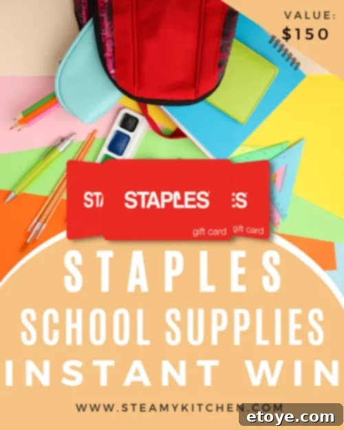 Staples School Supplies Win Instantly 2 Staples School Supplies Instant Win Grand Prize
