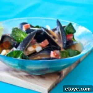 Spicy Miso Steamed Mussels 10 Spicy Steamed Mussels in Miso Broth