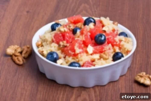 Lunchbox Love: Smart & Healthy School Lunches for Kids 2 A bowl of couscous with blueberries and fruit