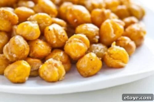 Lunchbox Love: Smart & Healthy School Lunches for Kids 8 crispy roasted and seasoned chickpeas
