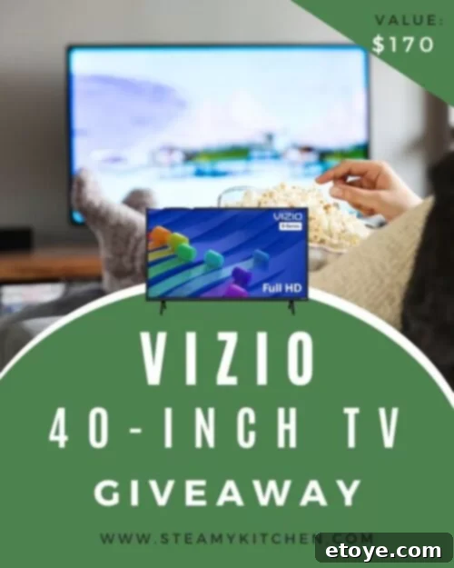 Your Chance to Win a VIZIO 40-Inch TV 2 vizio 40-inch tv giveaway