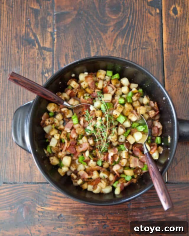 Delicious Broccoli Potato Bacon Hash - A hearty and easy breakfast recipe perfect for weekend brunches.