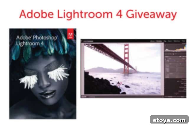 Adobe Lightroom 4 Giveaway - Enhance Your Photos