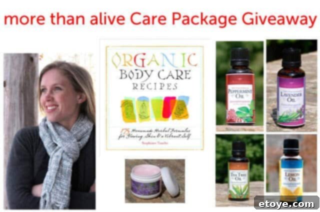 A curated More Than Alive care package featuring natural body care products, essential oils, and silk scarves.