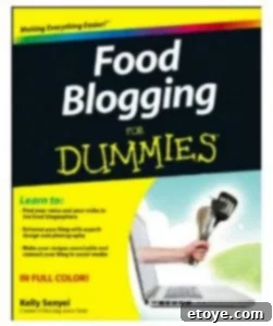 Food Blogging for Dummies Food Blogging for Dummies Book Cover Close-up