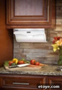 Close-up view of the Innovia Automatic Paper Towel Dispenser, highlighting its sleek design