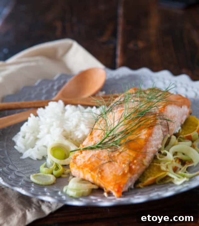 Delicious Miso Salmon with Orange and Fennel Recipe