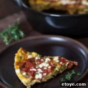 Zucchini Frittata, a delicious Italian egg dish