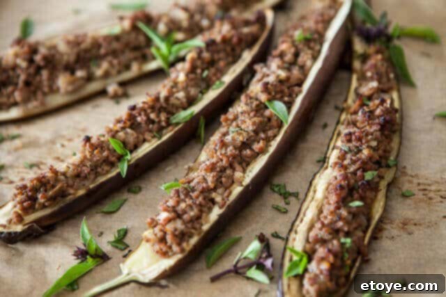 Stuffed Miso Eggplant Recipe Stuffed Miso Eggplant: Hearty and Delicious
