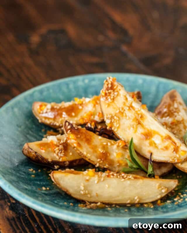 Warm Asian Potato Salad with Sesame Fresh Chili Dressing Recipe