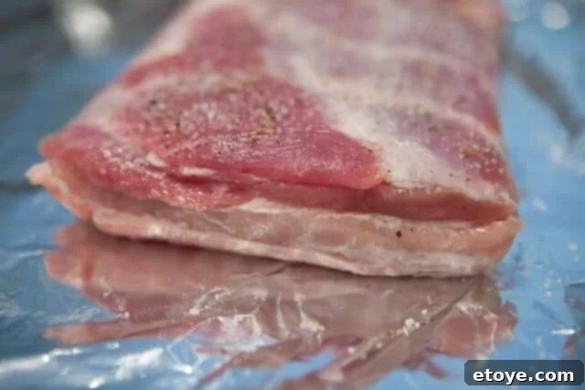 Quality Raw Pork Belly Ready for Preparation Raw Pork Belly for Buns - A thick slab of uncooked pork belly