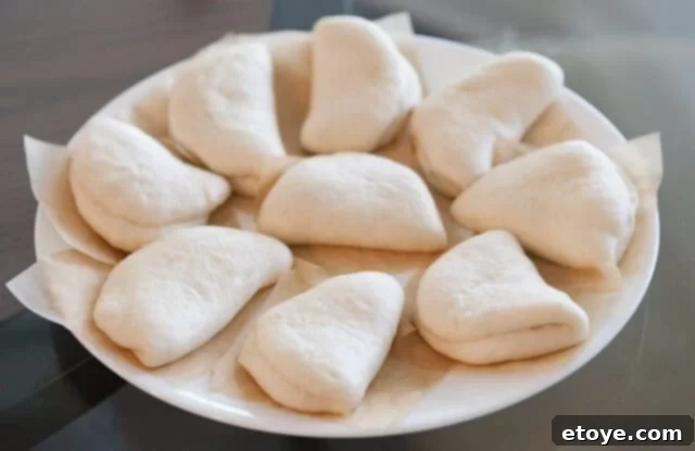 Fluffy Shortcut Steamed Buns Puffy Quick Buns - Fluffy, steamed biscuit buns