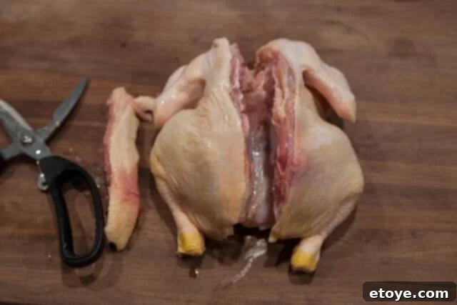 Miso Roast Chicken backbone removed Miso Roast Chicken with backbone removed