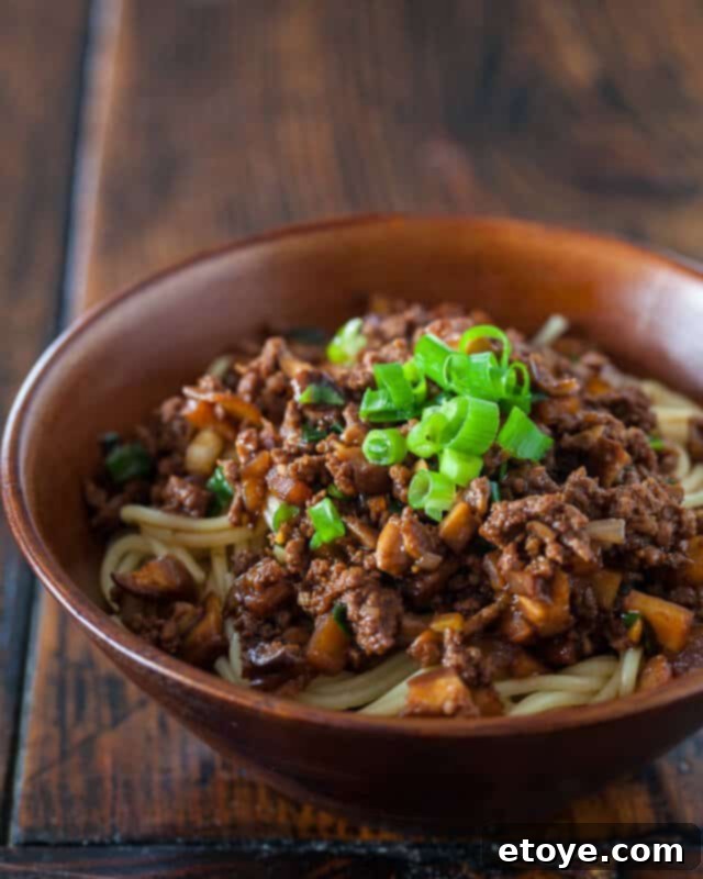 Authentic Taiwanese Noodle Recipe Delicious Taiwanese Meat Sauce Noodles