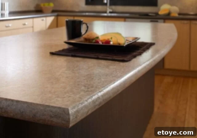 Wilsonart Cascade Edge Detail Wilsonart Giveaway