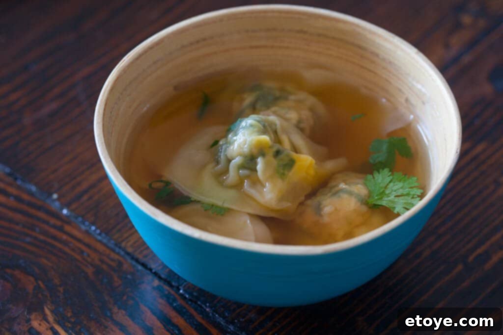 Pork and Spinach Wontons Recipe - Ready for the Pot Pork and Spinach Wontons Ready to Cook