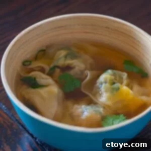 Savory Pork & Spinach Wontons 2 Pork and Spinach Wonton Recipe