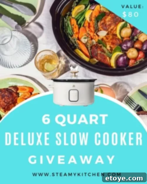 Win a Beautiful 6 Quart Programmable Slow Cooker 2 beautiful 6 quart programmable slow cooker giveaway