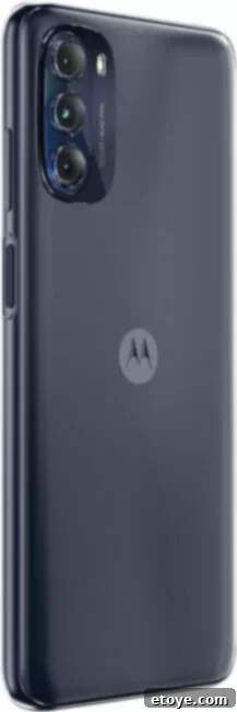 Win a Moto G 5G Smartphone 4 Rear view of the Moto G 5G cell phone highlighting its sleek, ergonomic design and sophisticated camera module