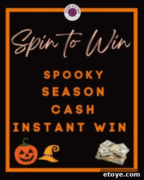 spooky season cash instant win spin to win