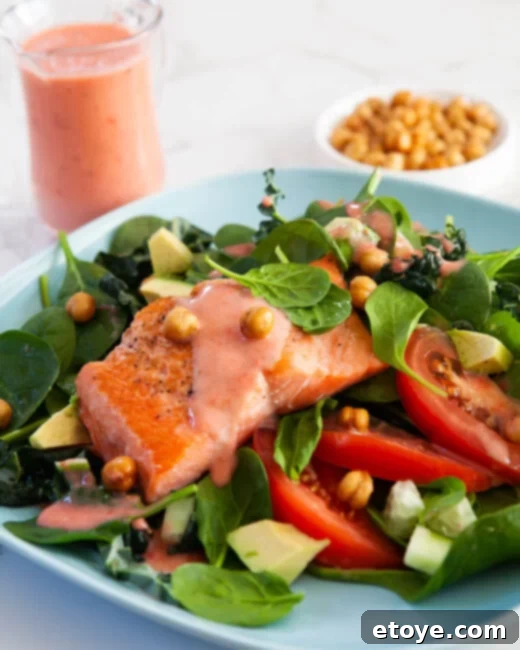 Sun-Kissed Strawberry Herb Vinaigrette 3 Strawberry Herb Vinaigrette drizzled over a fresh salad