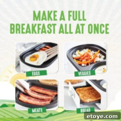 GreenLife Breakfast Station Giveaway 4 GreenLife Breakfast Maker Station features showcase