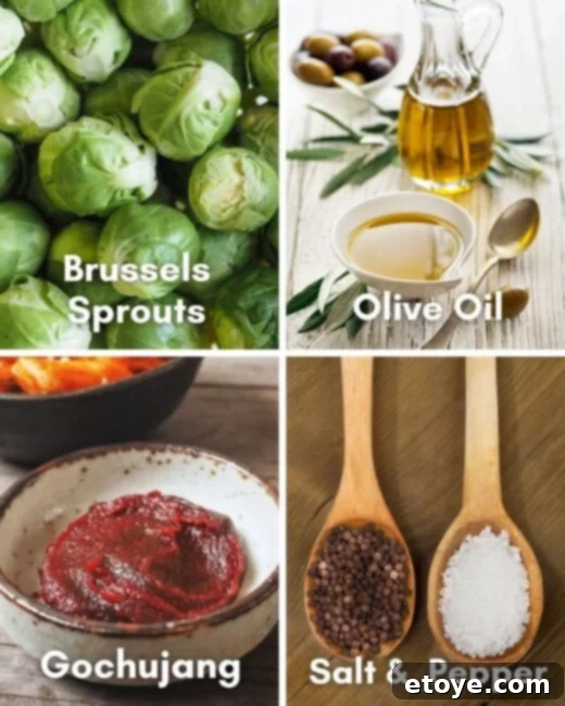 Crispy Sauteed Brussels Sprouts 3 Sauteed Brussel Sprouts Ingredients Collage