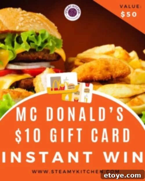 McDonald's Gift Card Instant Win: Your Chance to Win Free Food