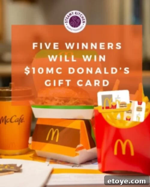Five Lucky Winners of McDonald's Gift Cards Announced Here