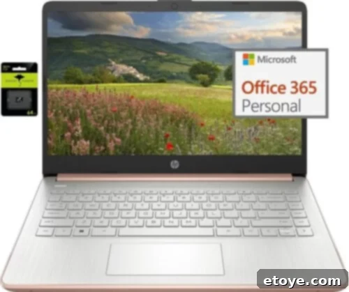 HP Newest 14 Inch Ultralight Laptop Giveaway 3 HP 14-inch Ultralight Laptop - Full View