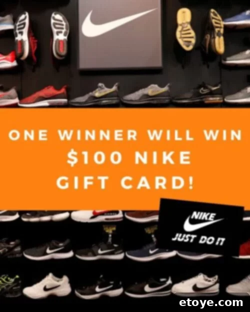nike $100 gift card giveaway one winner