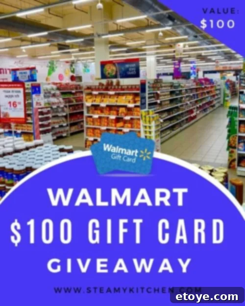 Score a $100 Walmart Shopping Spree! 2 Enter to win a Walmart $100 gift card for holiday shopping