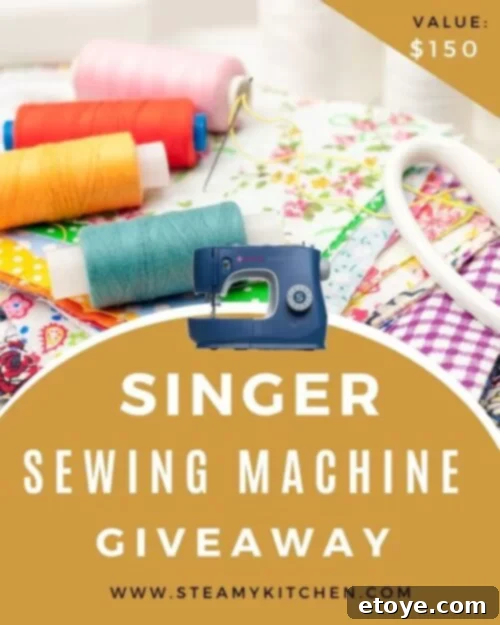 Win a Brand New Singer Sewing Machine 2 Modern Singer Sewing Machine for Creative Projects