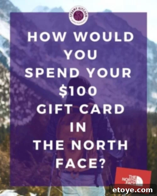 The North Face $100 Gift Card Giveaway - How to Spend Your Prize